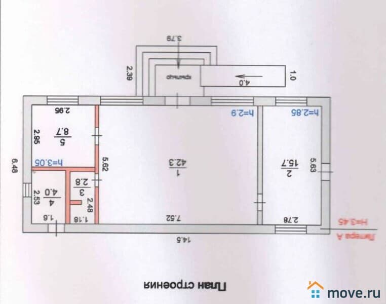 нежилое здание, 74 м²