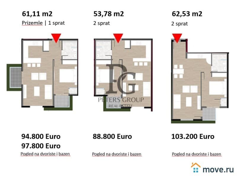 1-комн. квартира, 54 м²