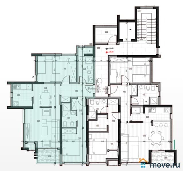 2-комн. квартира, 79 м²