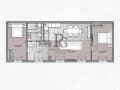 Продажа двухкомнатной квартиры, 73 м², этаж 1 из 4. Фото 5