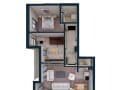 Продажа двухкомнатной квартиры, 64.2 м², этаж 1 из 9. Фото 3