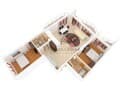 2-комн. квартира, 120 м²