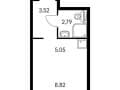 Продаем однокомнатную квартиру, 20 м², 10 мин. до метро пешком, этаж 8 из 17. Фото 7