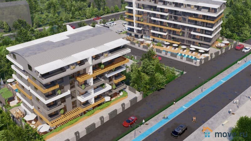 2-комн. апартаменты, 46 м²