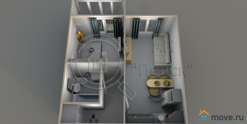 1-комн. квартира, 38 м²