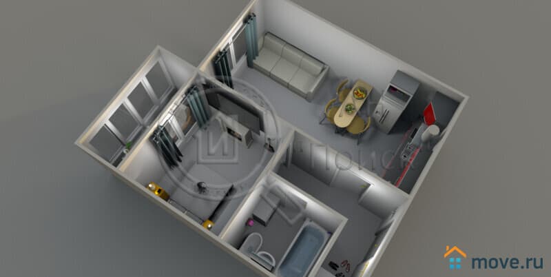 1-комн. квартира, 38 м²