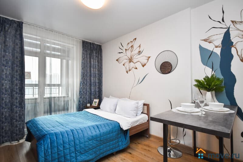 студия, 28 м²