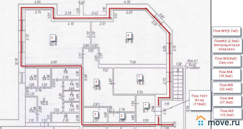 свободного назначения, 118 м²