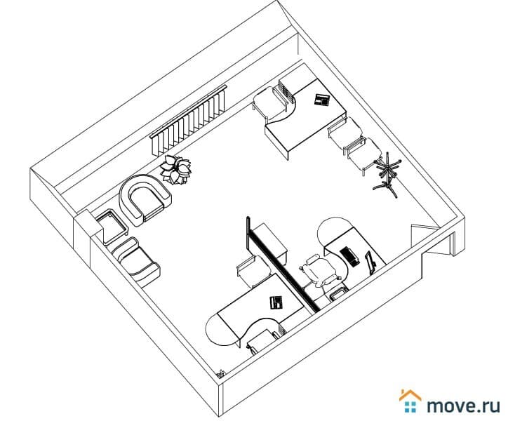 офис, 38 м²
