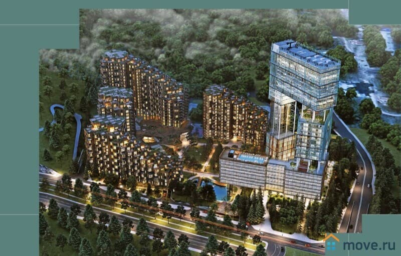 2-комн. квартира, 77 м²