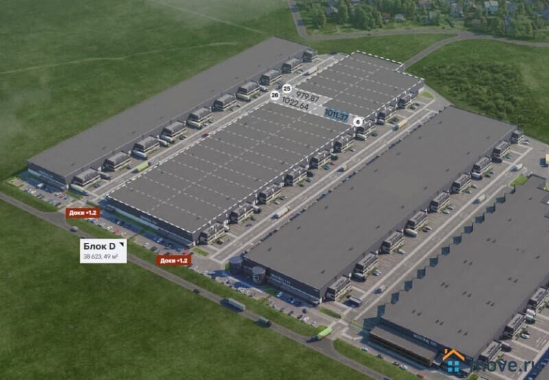 склад, 1012 м²