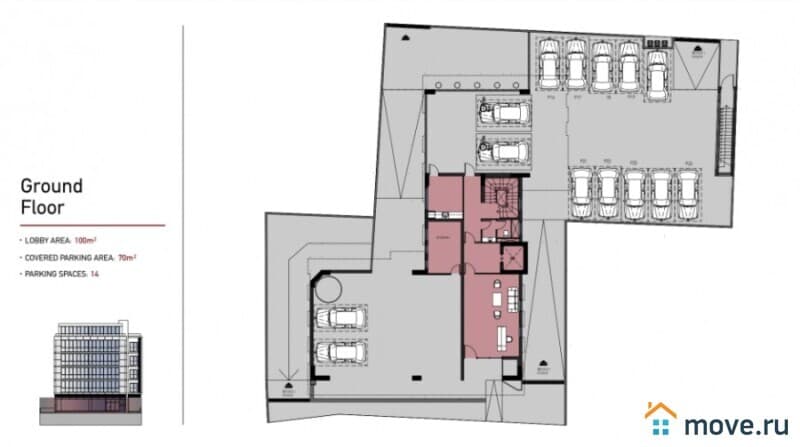 нежилое здание, 2173 м²