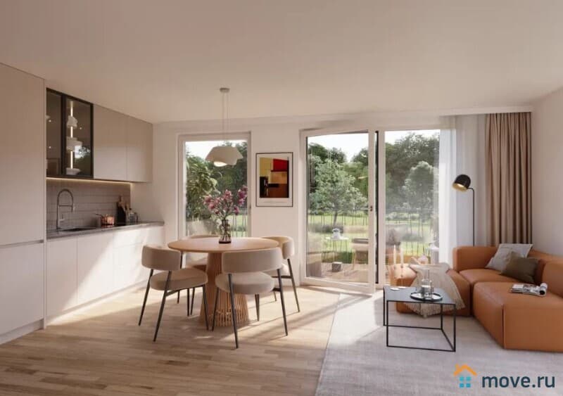 2-комн. квартира, 61.4 м²
