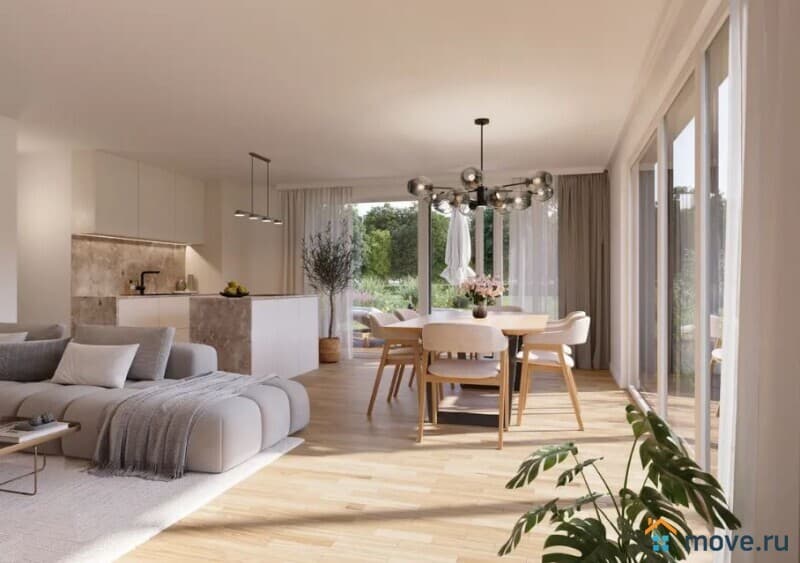2-комн. квартира, 61.4 м²