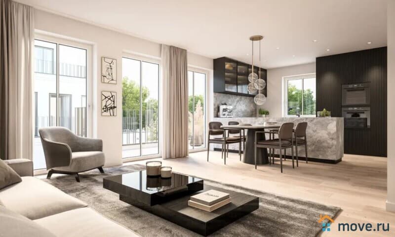2-комн. квартира, 55 м²