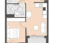 2-комн. квартира, 45.9 м²