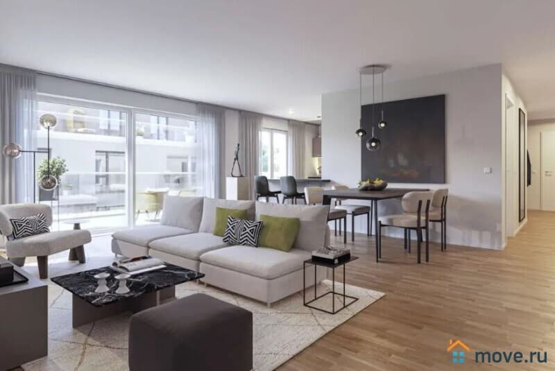 2-комн. квартира, 62.9 м²