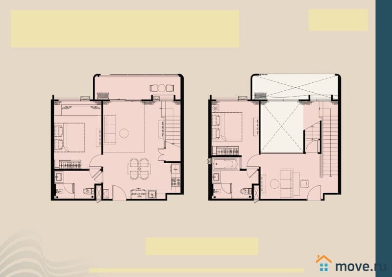 2-комн. квартира, 68 м²