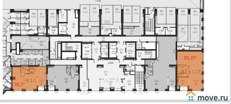 свободного назначения, 70.7 м²