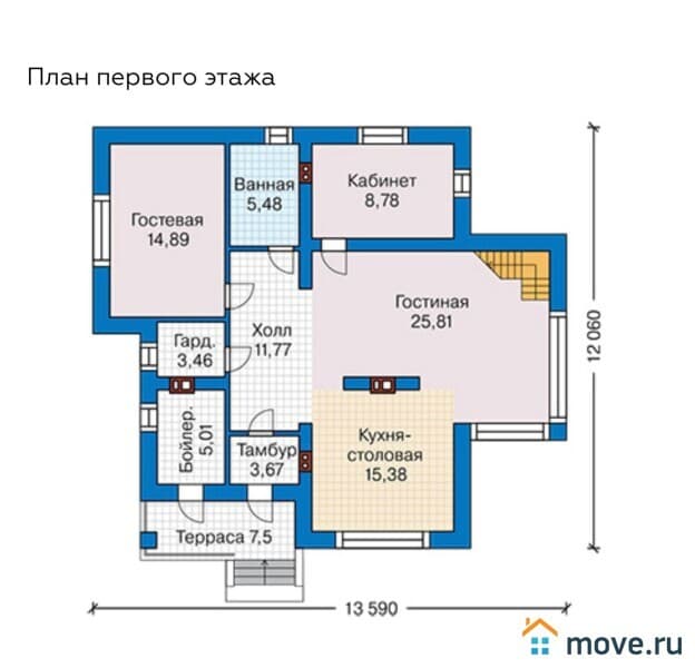 дом, 290 м², 6.1 сотки