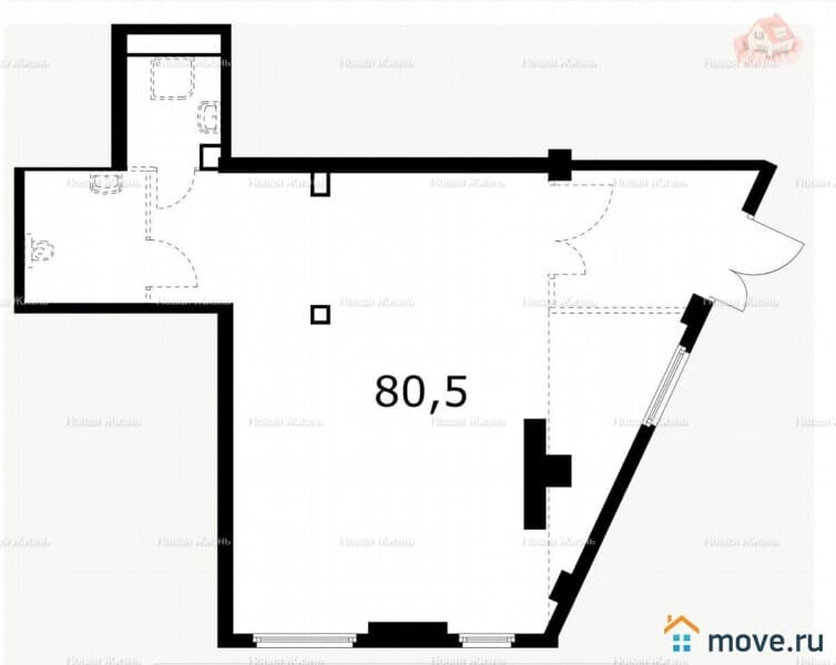 свободного назначения, 80.5 м²