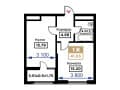 Продаем однокомнатную квартиру, 42 м², этаж 5 из 24. Фото 3