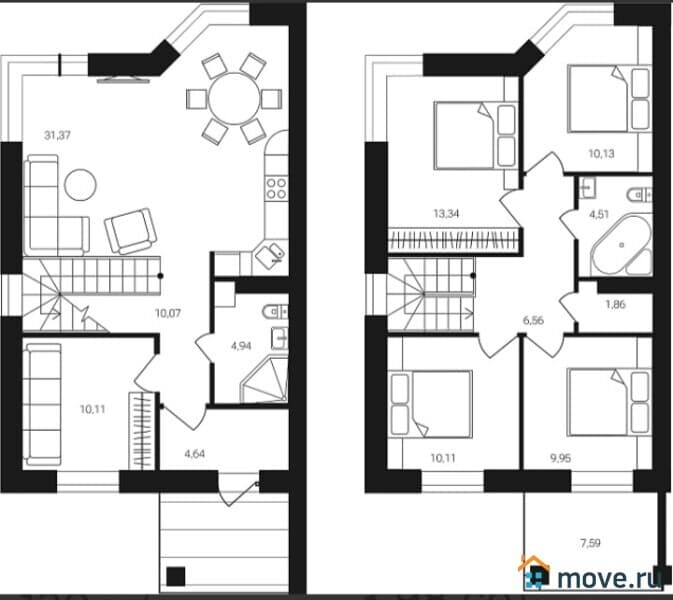 коттедж, 120 м²