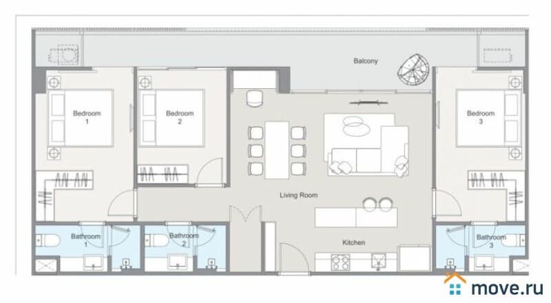 4-комн. квартира, 114 м²