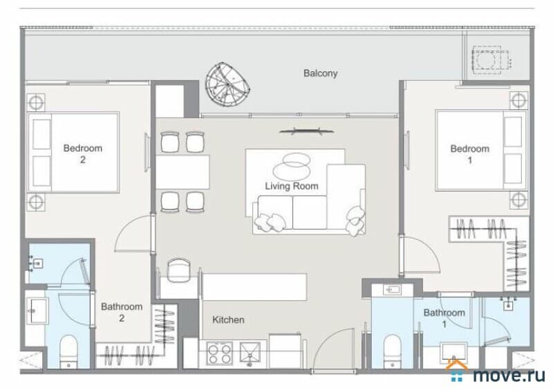 3-комн. квартира, 85 м²