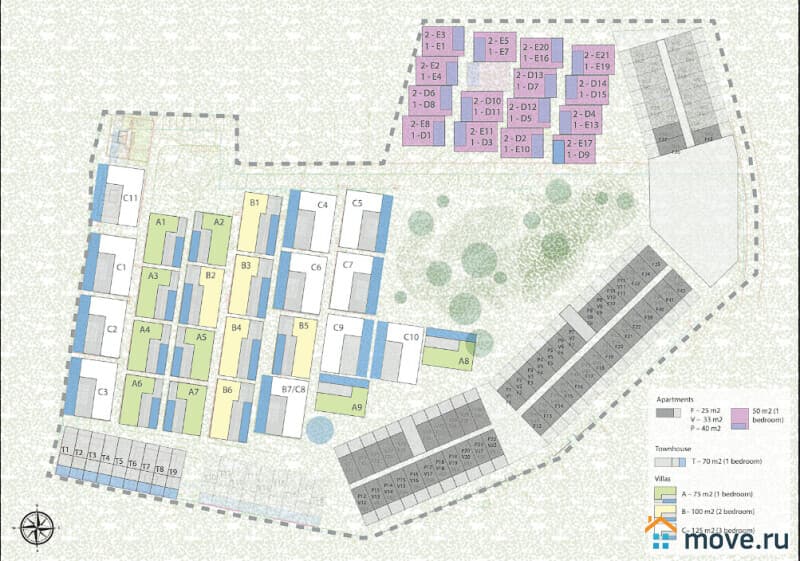 2-комн. квартира, 49.5 м²