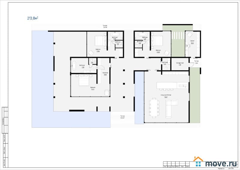 вилла, 213 м², 0.5 сотки