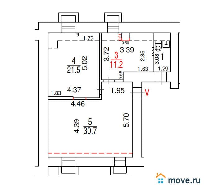 свободного назначения, 67.4 м²