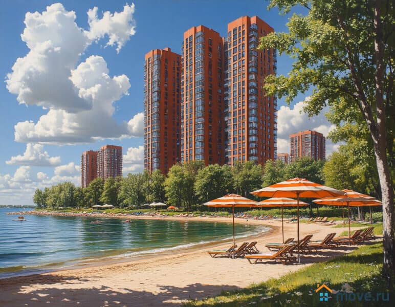 1-комн. апартаменты, 38.4 м²