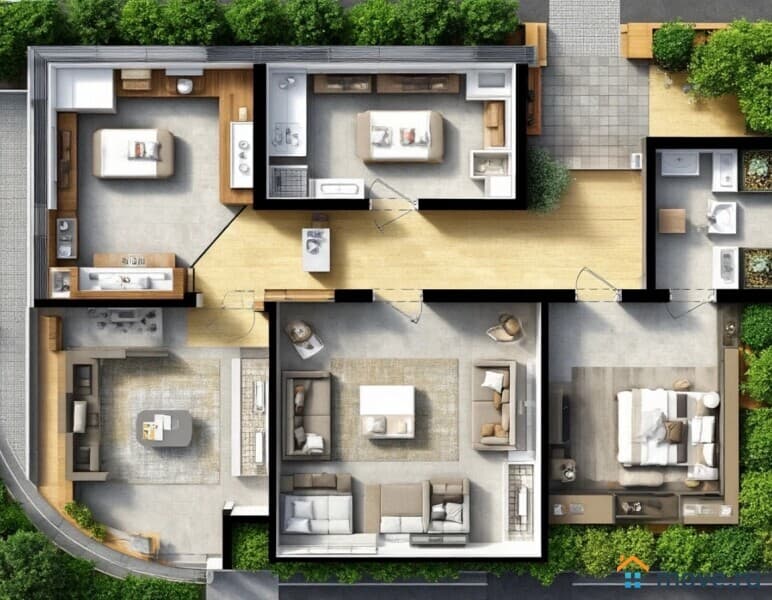 2-комн. квартира, 63.8 м&sup2;