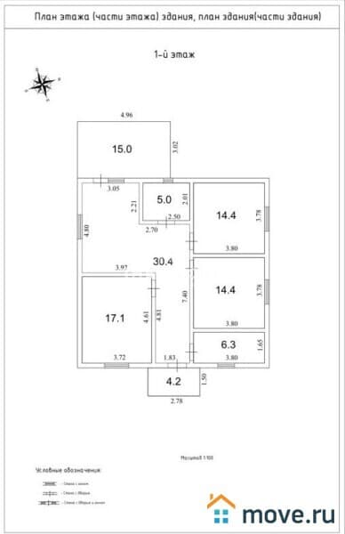 дом, 106.8 м²