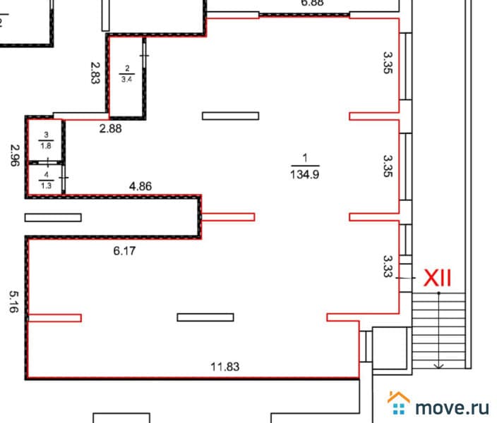 свободного назначения, 141 м²