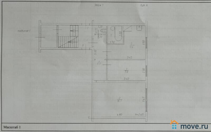 2-комн. квартира, 424 м&sup2;