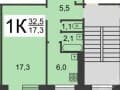 Продам однокомнатную квартиру, 32.5 м², этаж 5 из 5. Фото 11