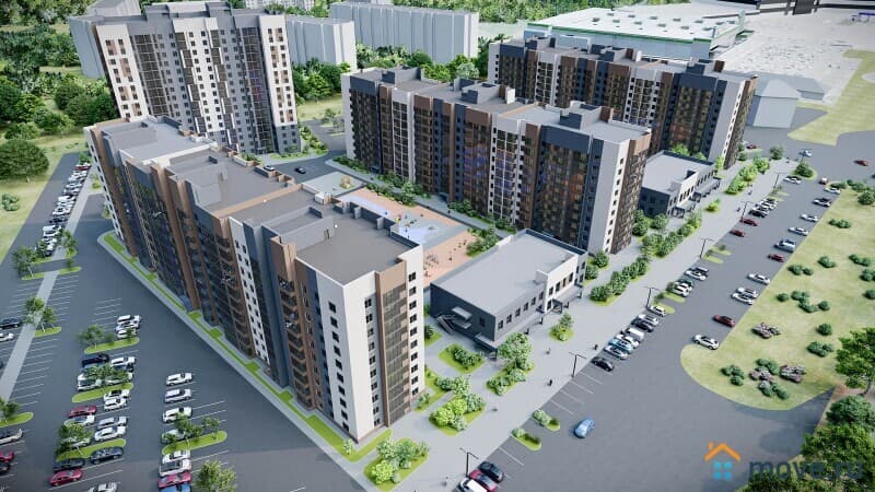 3-комн. квартира, 63.5 м²