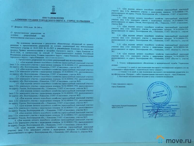 земля под ИЖС, 15 соток