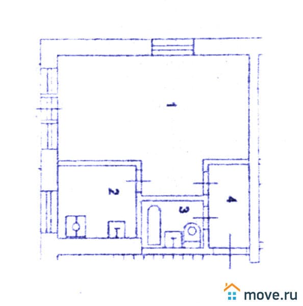 1-комн. квартира, 30.5 м²