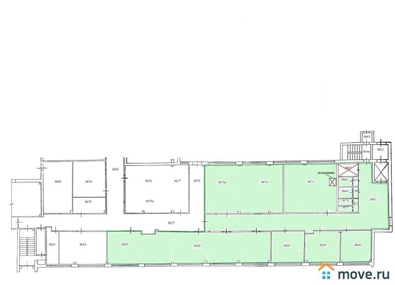 свободного назначения, 650 м²