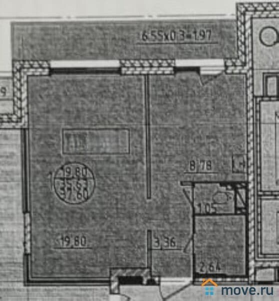 1-комн. квартира, 35 м²