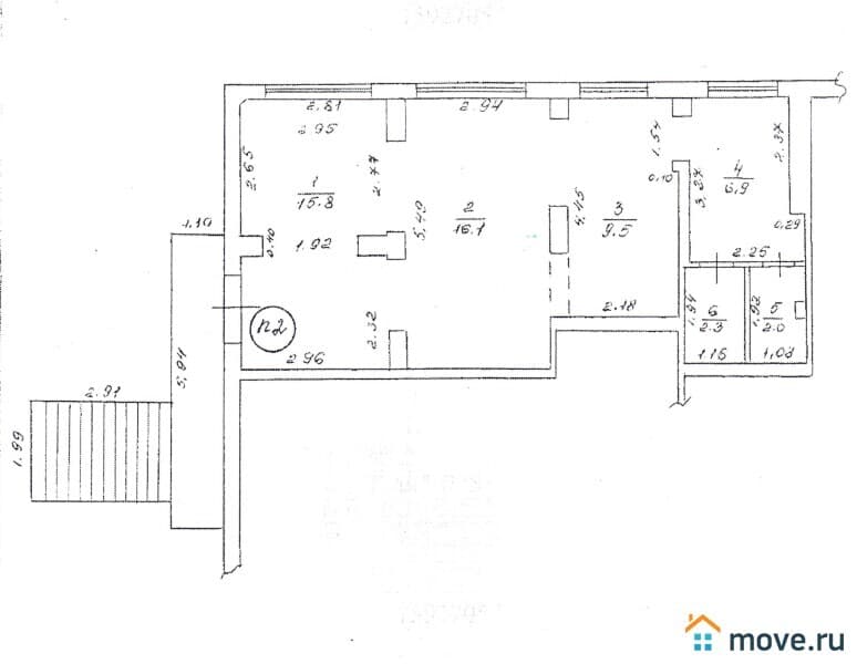 свободного назначения, 53 м²