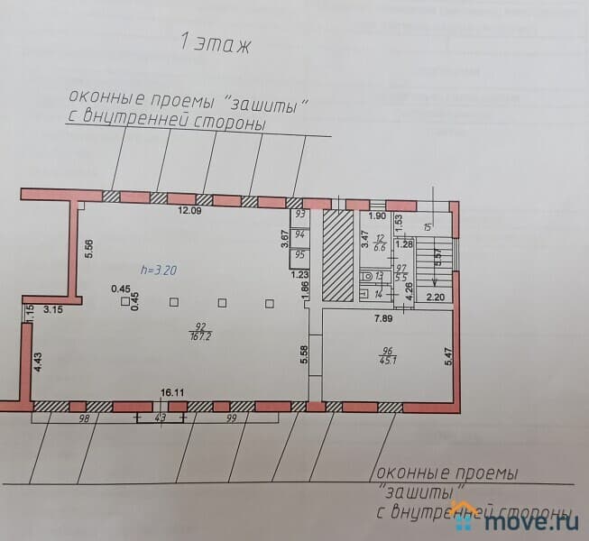 торговое помещение, 167 м²