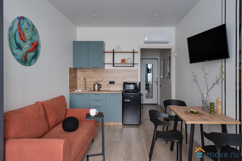 студия, 20 м²