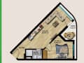 Продается двухкомнатная квартира, 64 м², этаж 6 из 6. Фото 2
