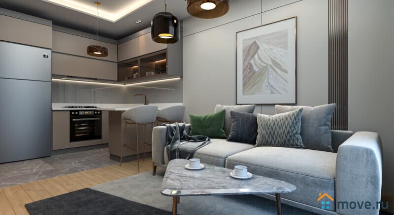 2-комн. квартира, 54 м²