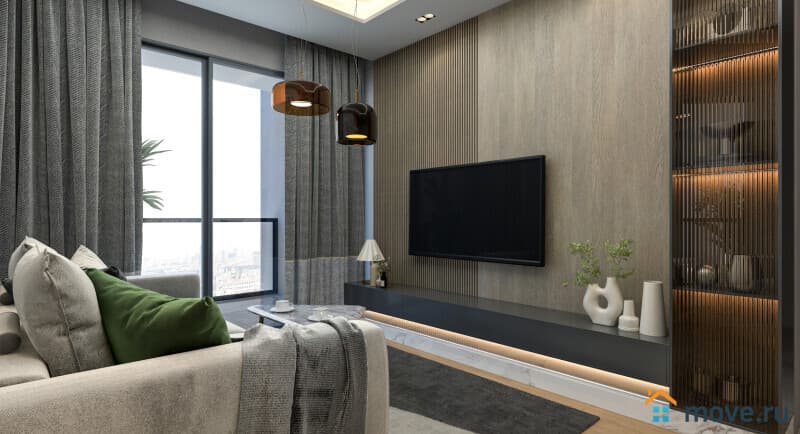 2-комн. квартира, 54 м²
