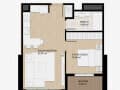 2-комн. квартира, 51 м²